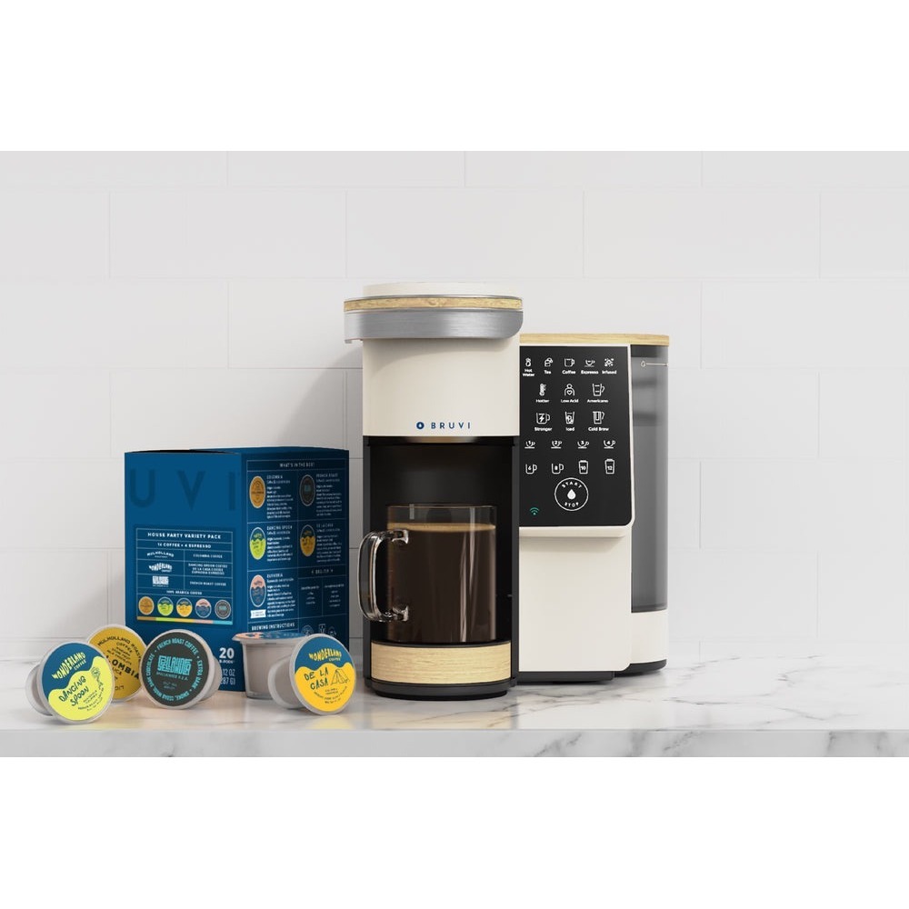 Bruvi BV-01 Smart Coffee Brewer Cream and Sugar Espresso Cold Brew Machine NEW